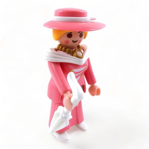 Playmobil 9855 3 in 1 Woman w/ 3 Outfits Karate, Firefighter, Dress - COMPLETE! - Picture 5 of 5